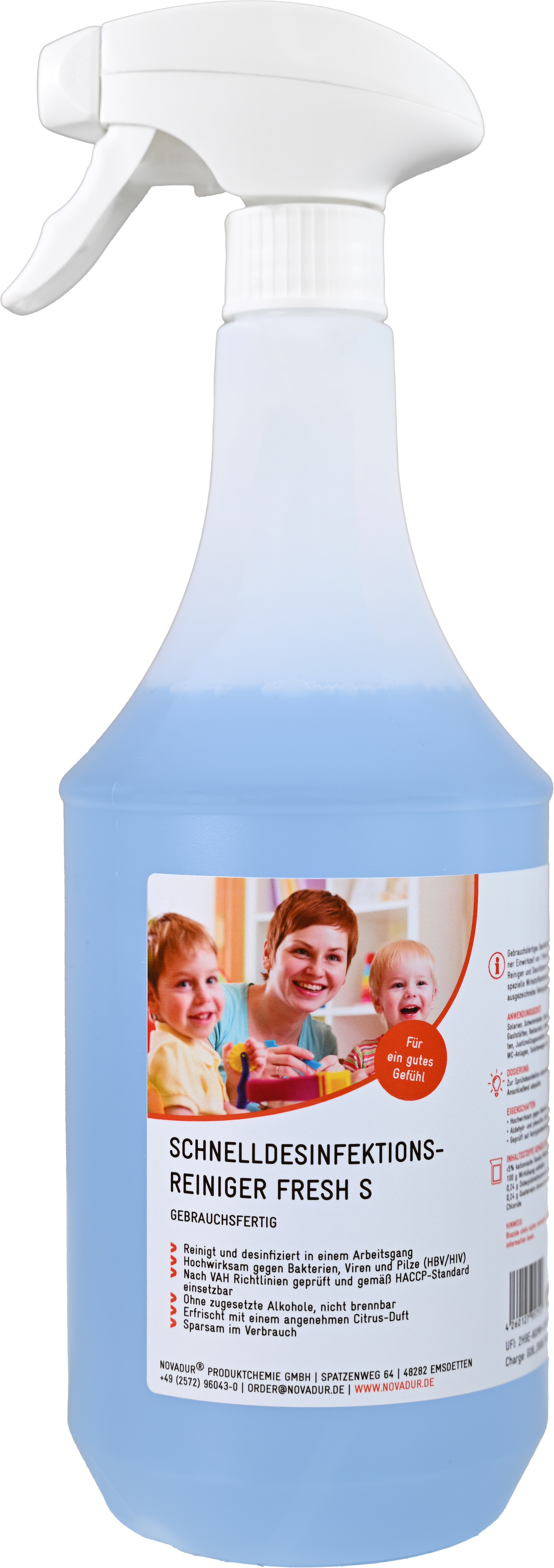 Schnelldesinfektionsreiniger Fresh S (gebrauchsfertig)