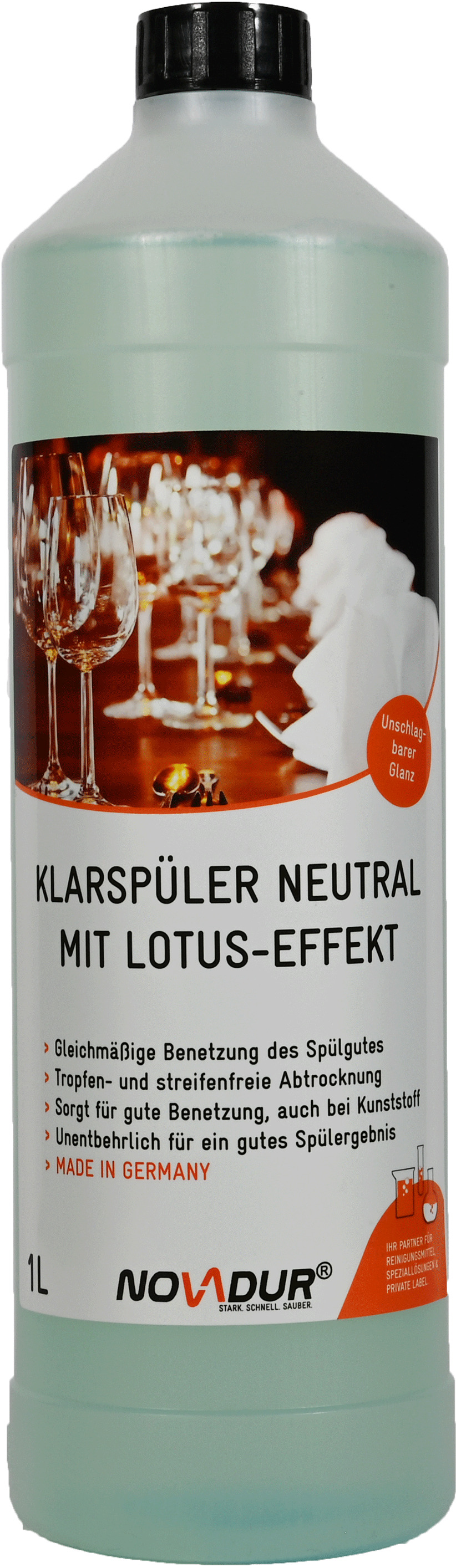 Klarspüler neutral mit Lotus-Effekt Klarspüler neutral mit Lotus-Effekt