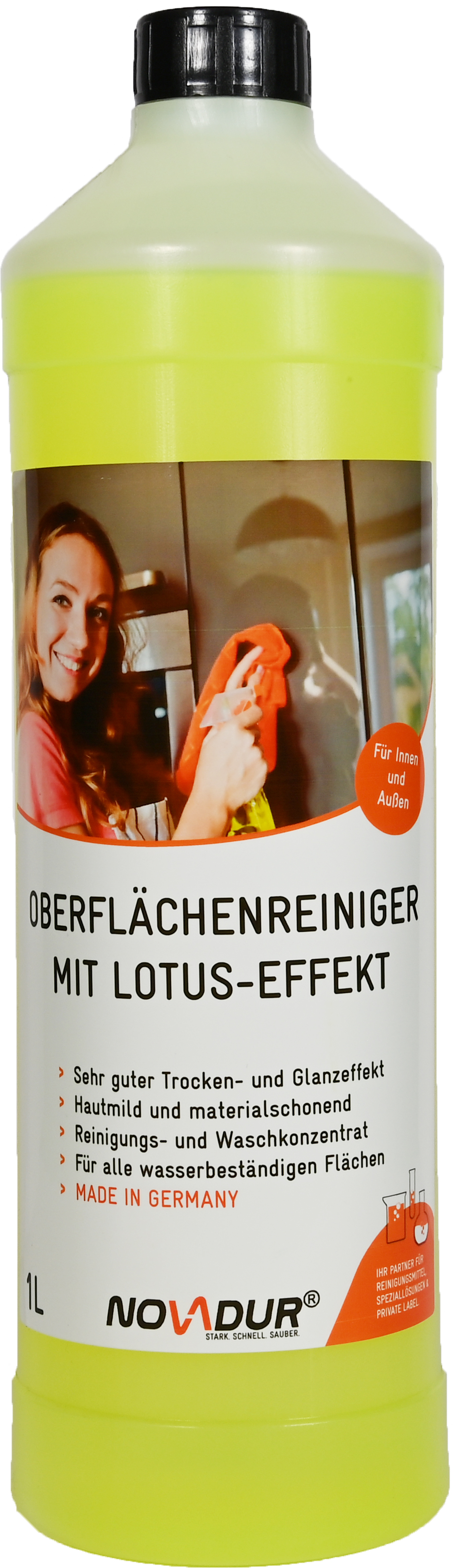 Oberflächenreiniger mit Lotus-Effekt