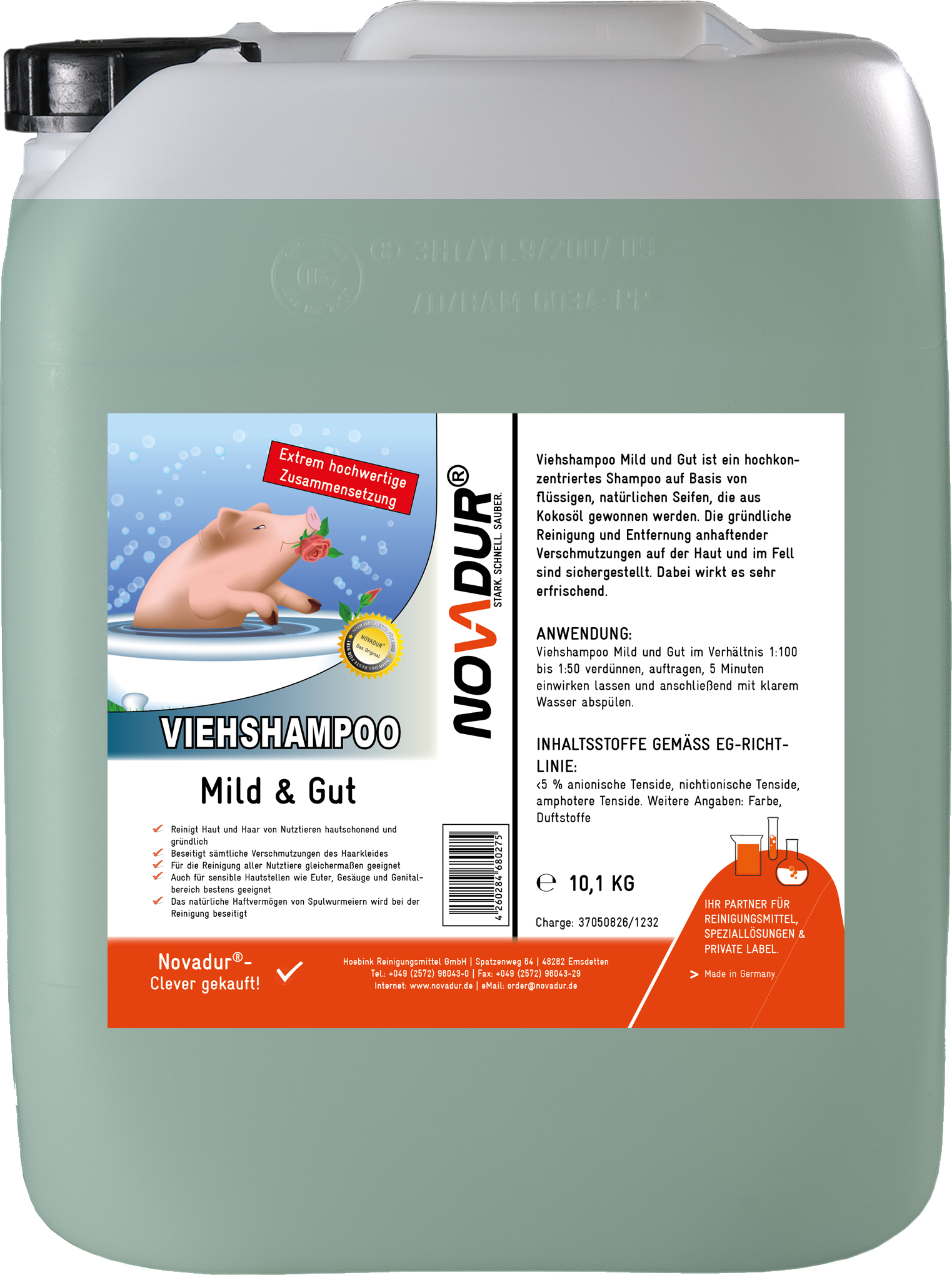 Viehshampoo Mild & Gut 