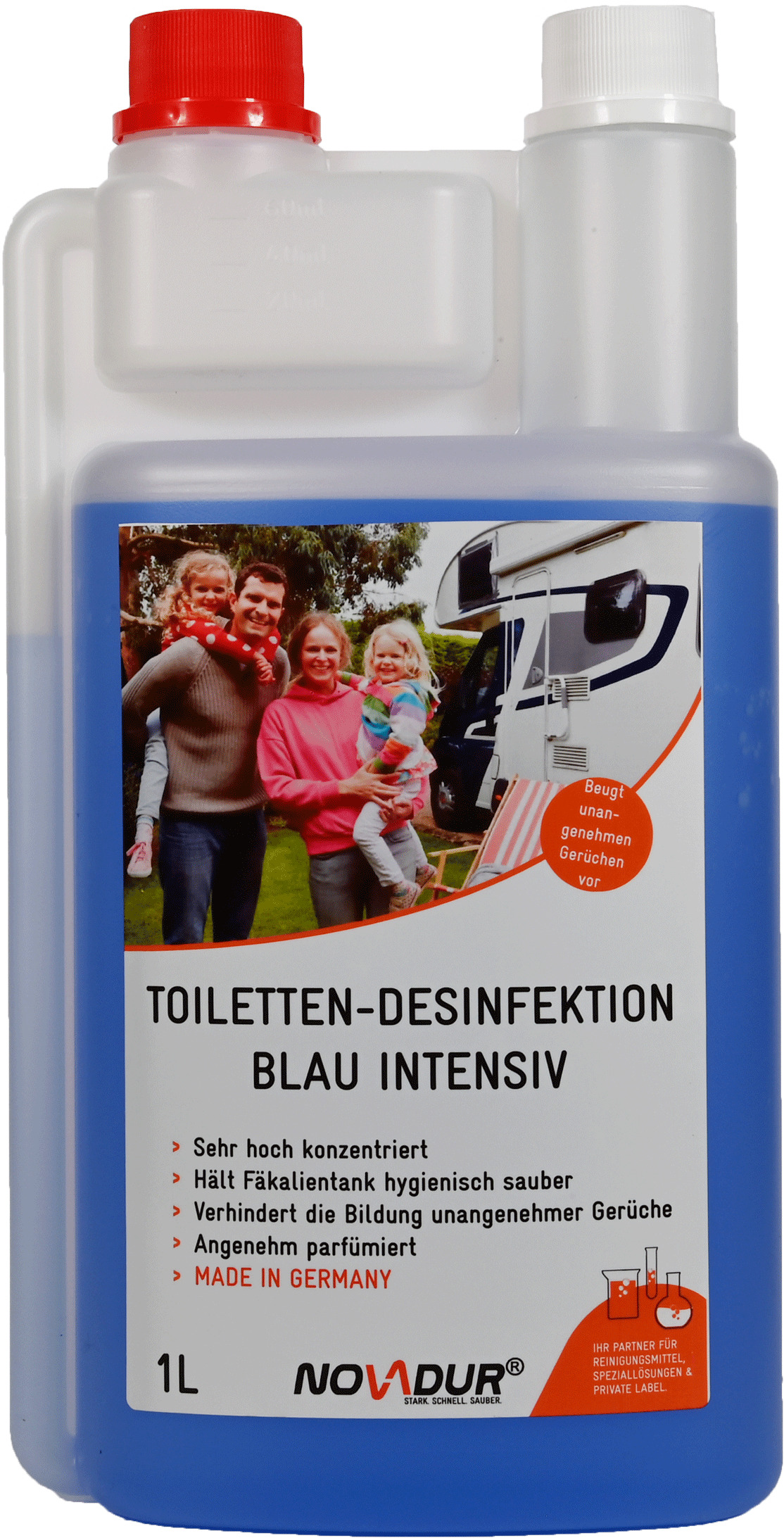 Toiletten-Desinfektion Blau Intensiv