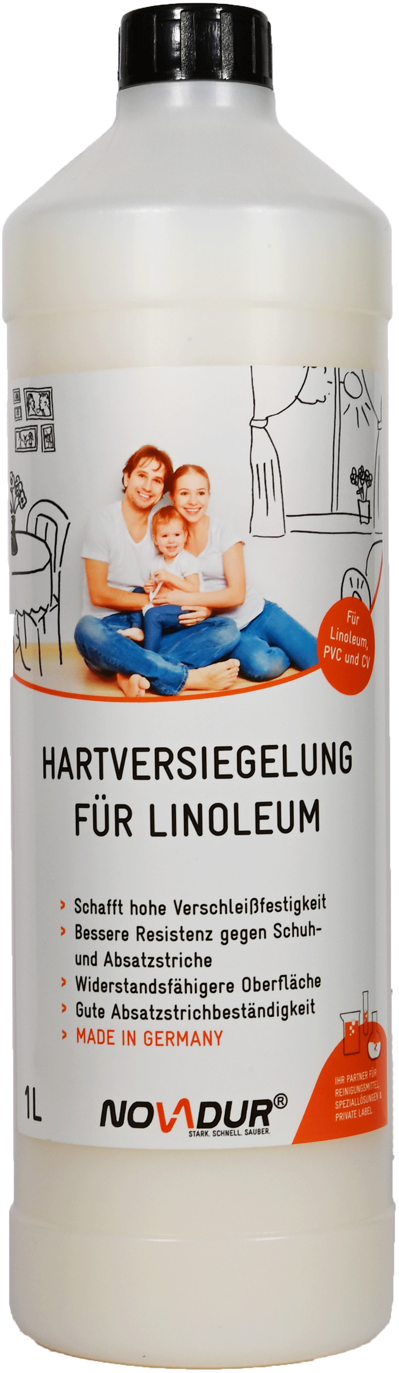 Hartversiegelung für Linoleum