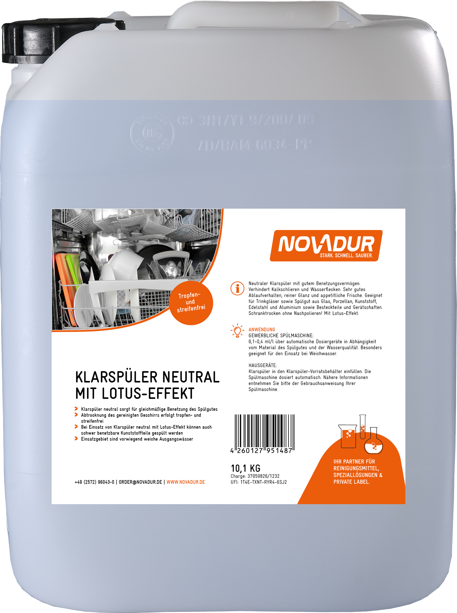 Klarspüler neutral mit Lotus-Effekt