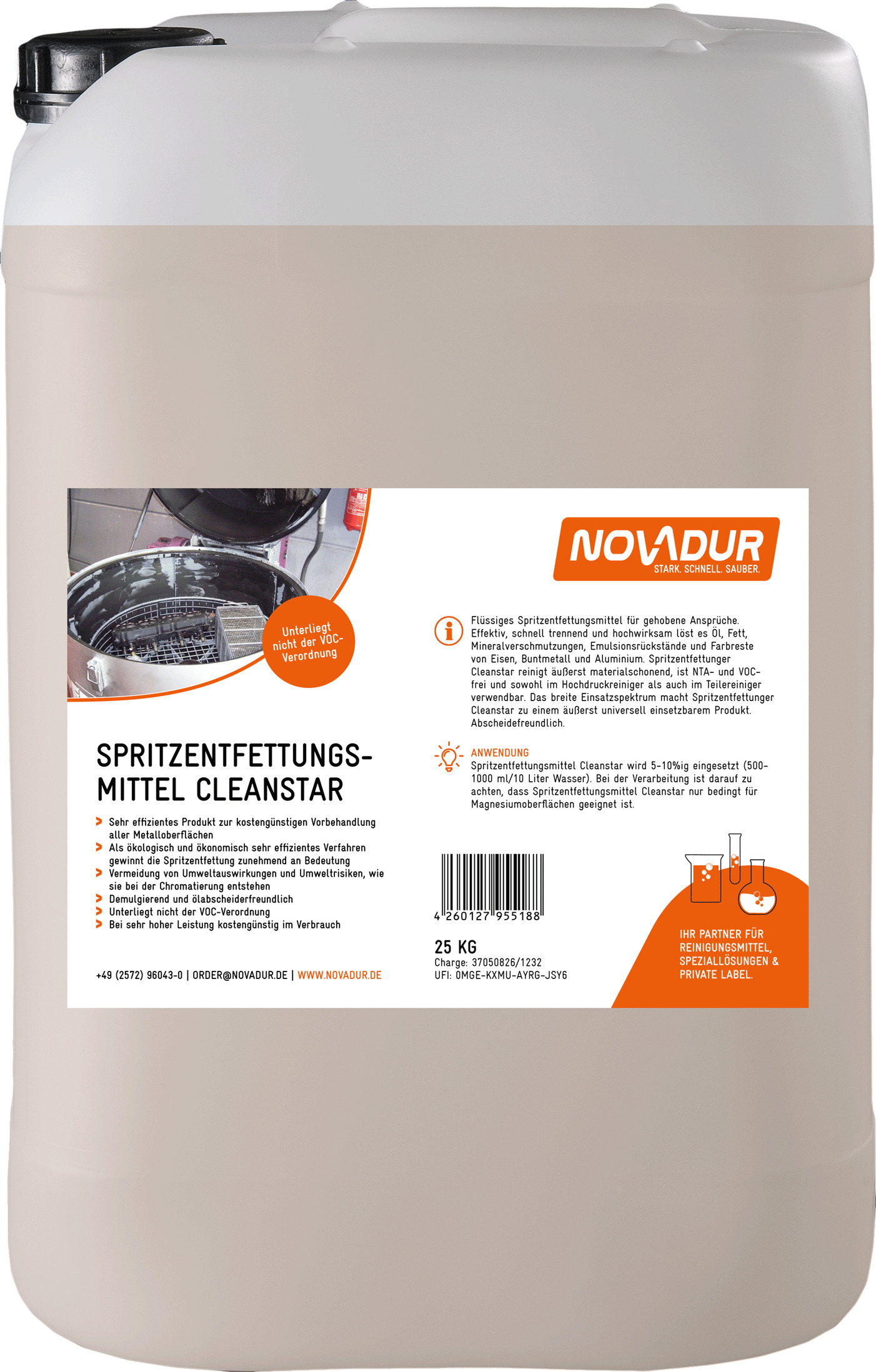 Spritzentfettungsmittel Cleanstar Spritzentfettungsmittel Cleanstar
