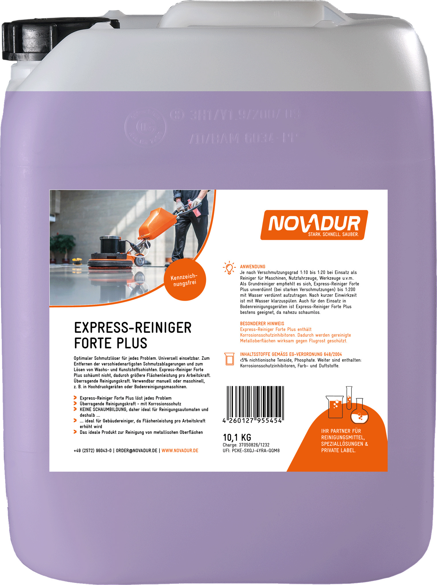 Express-Reiniger Forte Plus (tensidfrei, mit Korrosionsschutz) Express-Reiniger Forte Plus (tensidfrei, mit Korrosionsschutz)