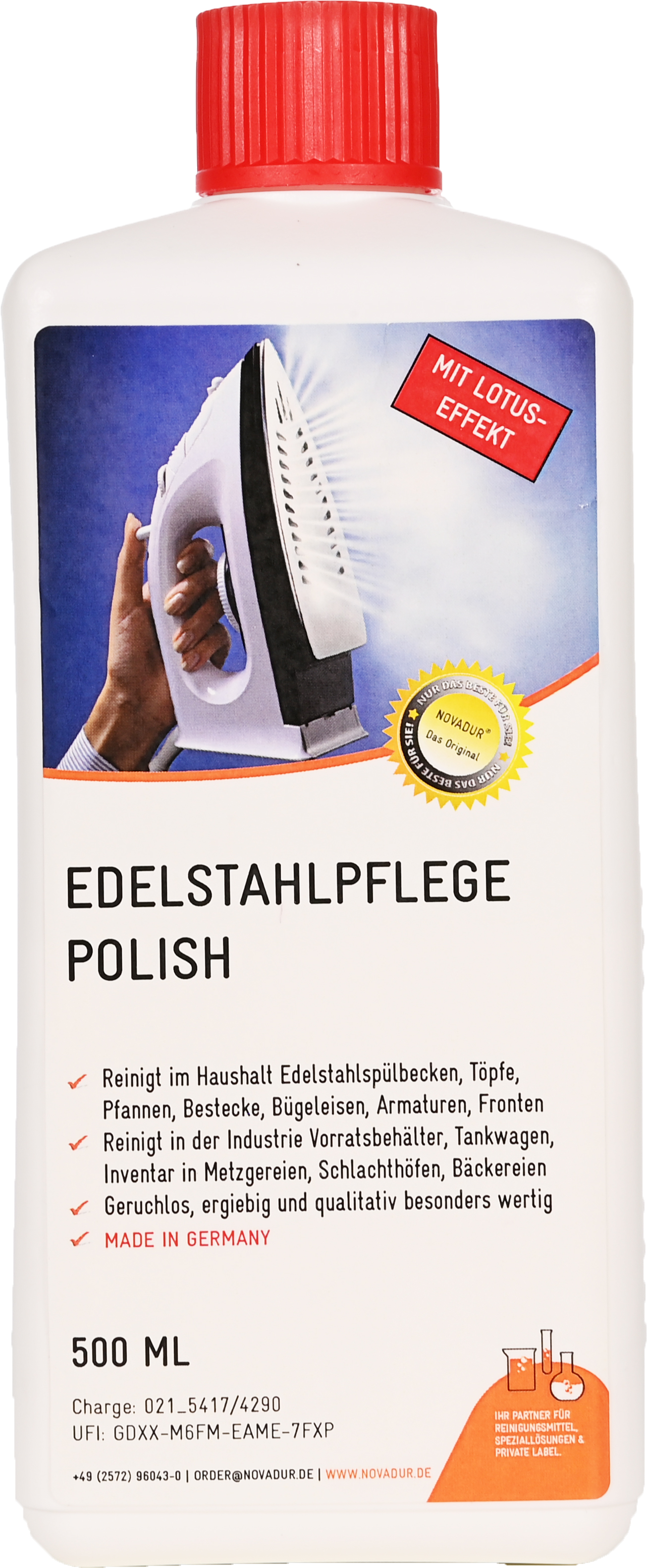 Edelstahlpflege Polish