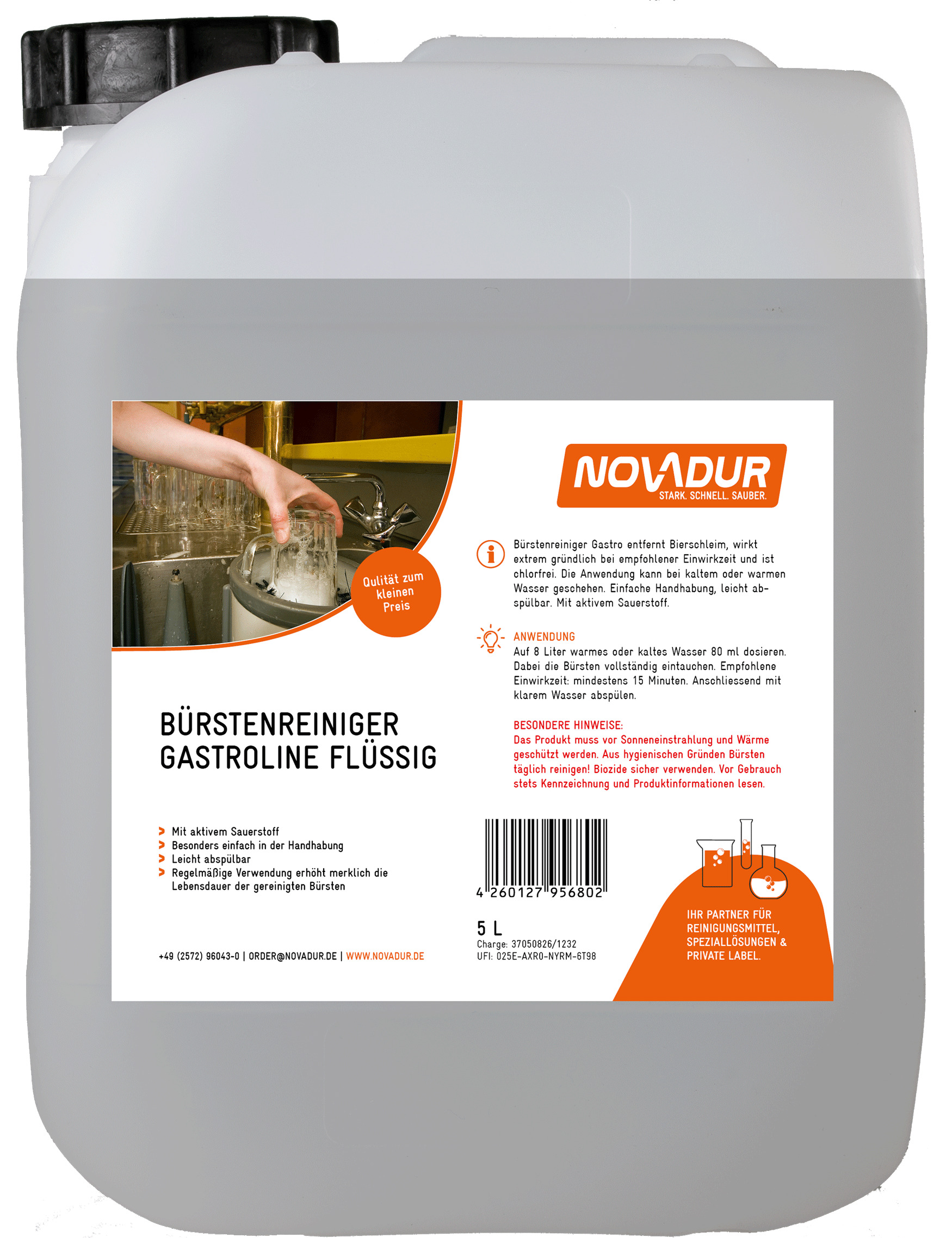 Bürstenreiniger Gastroline flüssig Bürstenreiniger Gastroline flüssig