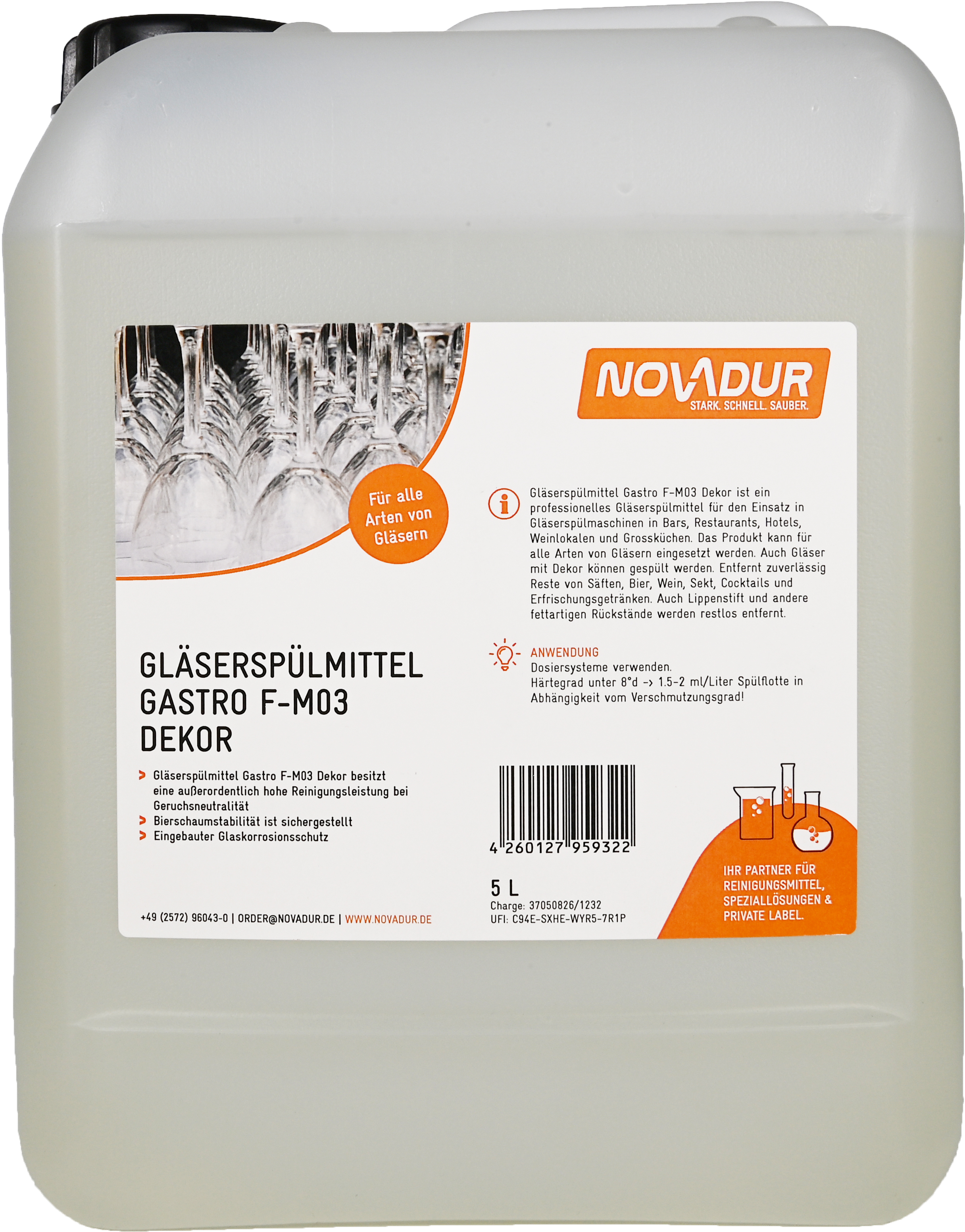 Gläserspülmittel Gastro F-M03 Dekor