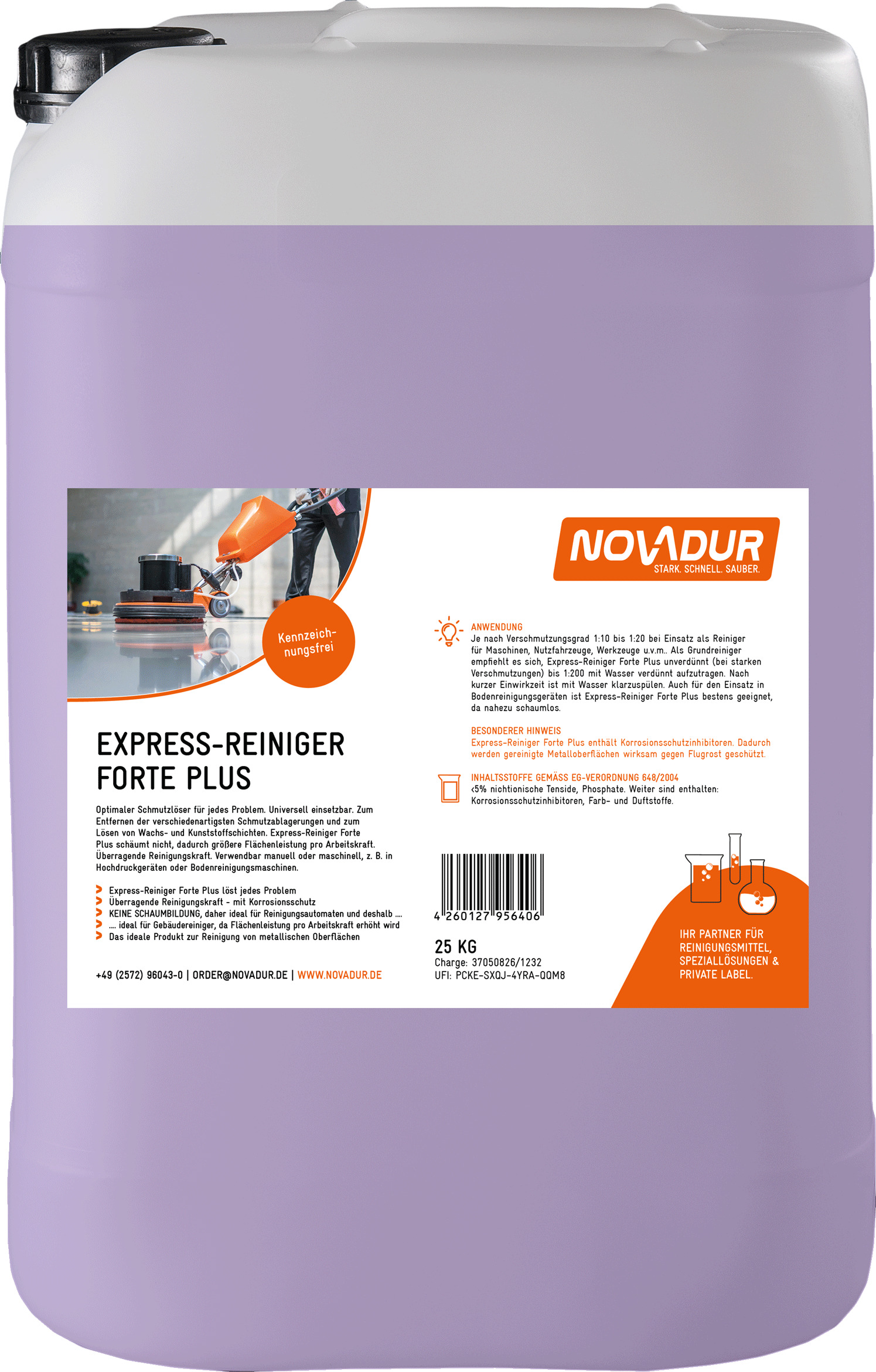 Express-Reiniger Forte Plus (tensidfrei, mit Korrosionsschutz) Express-Reiniger Forte Plus (tensidfrei, mit Korrosionsschutz)