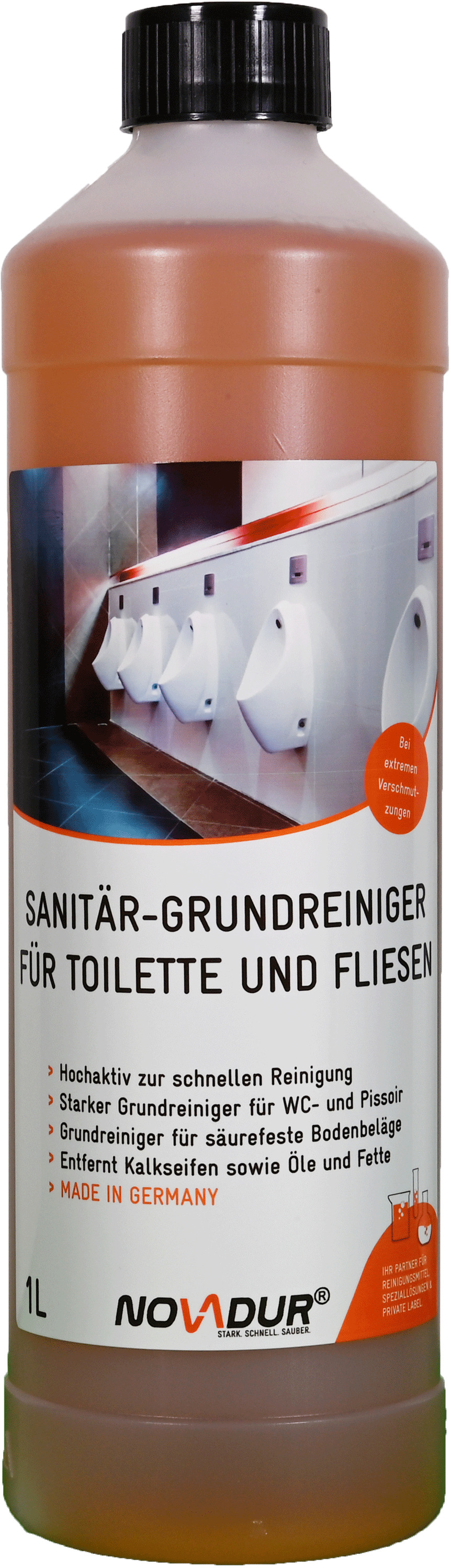 Sanitärgrundreiniger für Toilette und Fliesen Sanitärgrundreiniger für Toilette und Fliesen