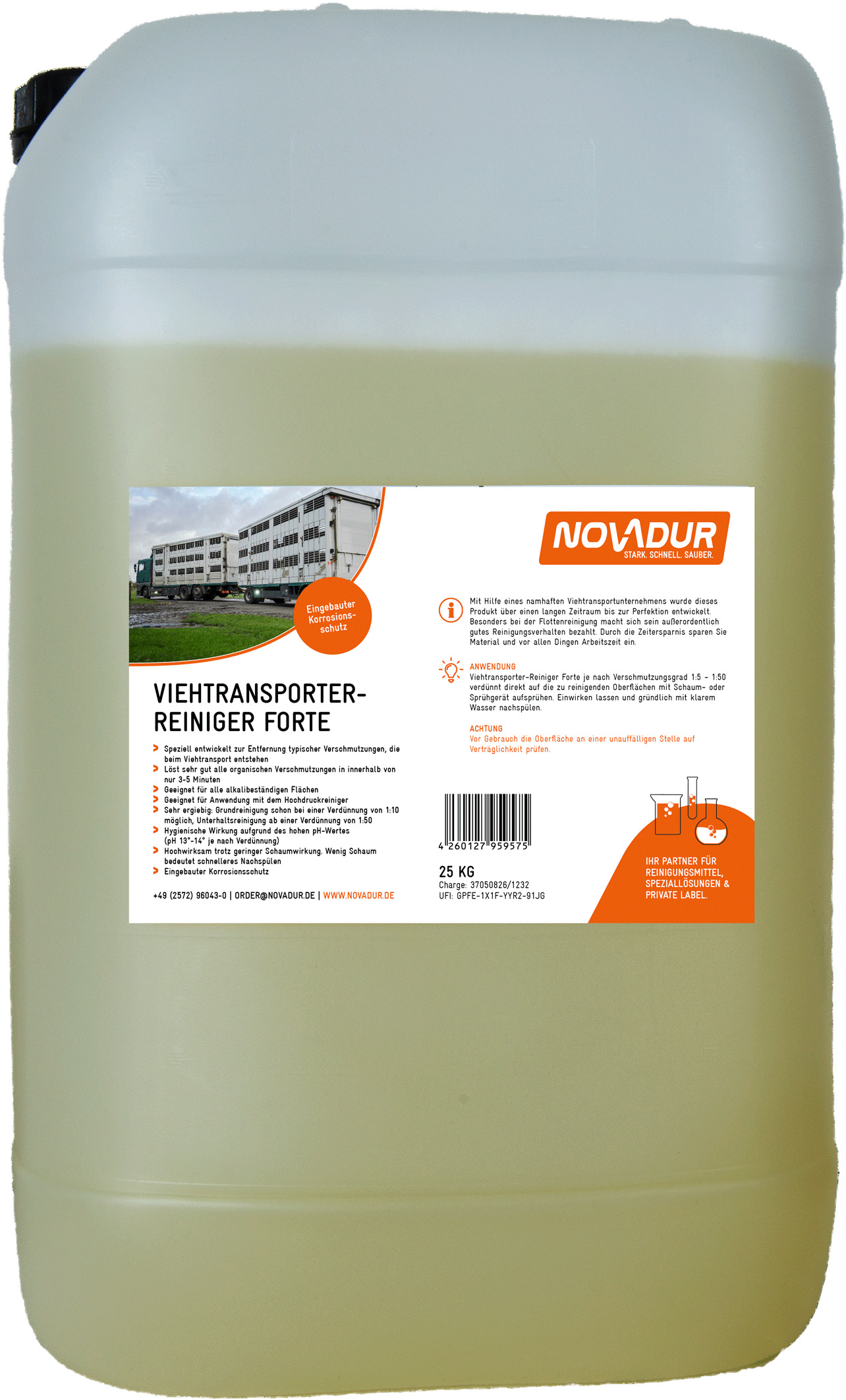 Viehtransporter-Reiniger FORTE Viehtransporter-Reiniger FORTE