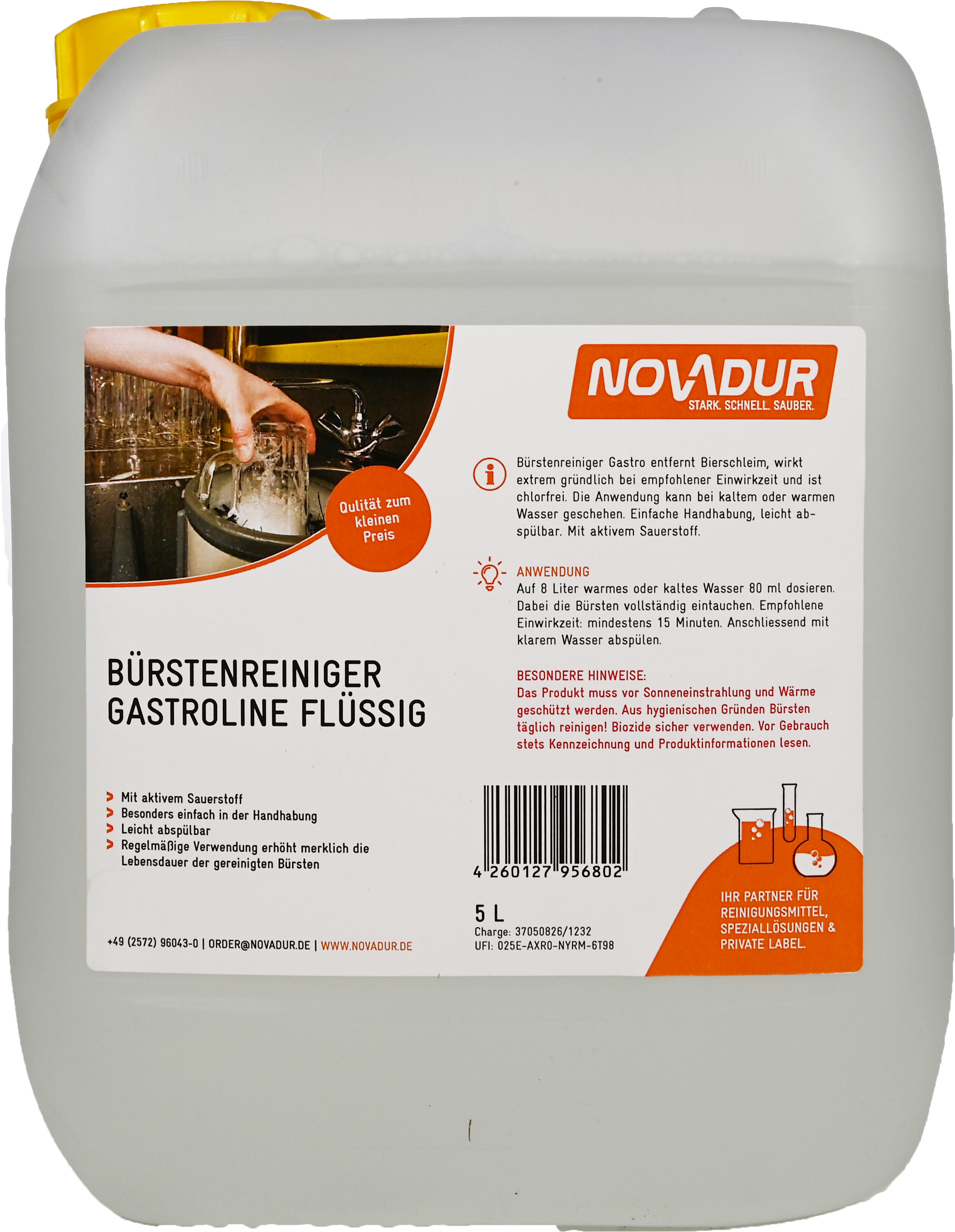 Bürstenreiniger Gastroline flüssig